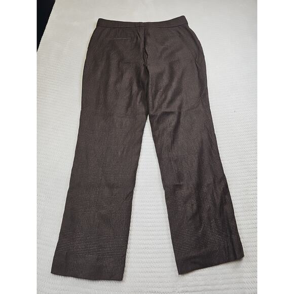 J Crew Pants Womens 16 Wool Blend Houndstooth Dress Pants - Picture 7 of 8